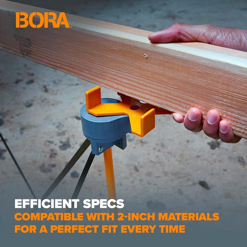 BORA Centipede 2x4 Support Bracket 4-Piece Set for Centipede Workstands, CA0204 - Image 4